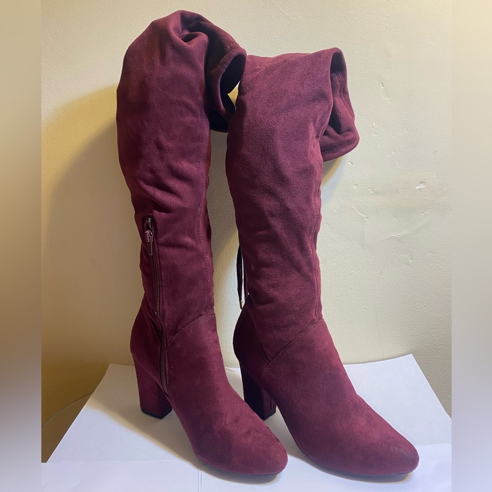 Purple Over The Knee Boots From Call It Spring Size US 6.5